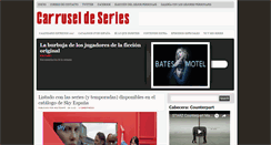 Desktop Screenshot of carruseldeseries.com